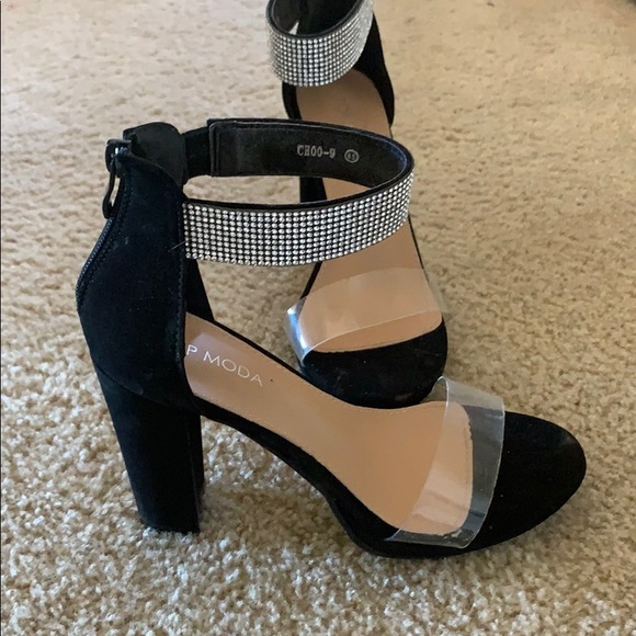 Size 6.5 heels. Worn once. Super gorgeous! - Picture 1 of 6